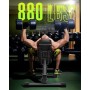 YOLEO Banco de Pesas Ajustable Utilidad Plegable,de Entrenamiento de Cuerpo Completo Inclinación Decline Levantamiento Plano,