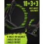YOLEO Banco de Pesas Ajustable Utilidad Plegable,de Entrenamiento de Cuerpo Completo Inclinación Decline Levantamiento Plano,