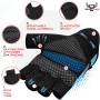 BEAST RAGE Guantes de Fitness parlevantamiento de Pesas para Hombres y Mujeres, Transpirables,Antideslizantes,Acolchados de