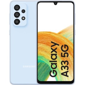 Samsung Galaxy A33 5G (128 GB) Azul Claro -Smartphone Android de 6 GB RAM, Teléfono Móvil Libre con Carga rápida, Batería de