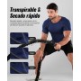 Niksa 2 Piezas Camisetas de Fitness Compresión Ropa Deportiva Manga Corta Hombre para Correr, Ejercicio,Gimnasio
