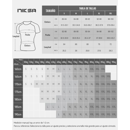 Niksa 2 Piezas Camisetas de Fitness Compresión Ropa Deportiva Manga Corta Hombre para Correr, Ejercicio,Gimnasio