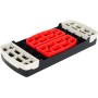 HOMCOM Step para Fitness Stepper Aeróbic Step de Aeróbic Antideslizante con Altura Regulable 2 Niveles de 10/15 cm Carga 150 kg
