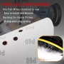 STEBRUAM Discos de lijado de 225 mm, Discos de Lija 225 mm Papel abrasivo autoadhesivos Papel de Lija de 50 Piezas 10 x