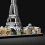 LEGO Architecture París, Set de Construcción Creativa, Torre Eiffel, El Louvre, Maqueta Coleccionable de Monumentos, Pieza
