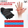 BEAST RAGE Guantes de Fitness parlevantamiento de Pesas para Hombres y Mujeres, Transpirables,Antideslizantes,Acolchados de