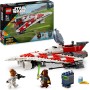 LEGO Star Wars Caza Estelar del Jedi Bob, Maqueta de Nave, Juguete de Construcción para Colección, Minifiguras de Personajes,