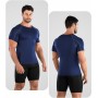 Niksa 2 Piezas Camisetas de Fitness Compresión Ropa Deportiva Manga Corta Hombre para Correr, Ejercicio,Gimnasio
