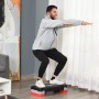 HOMCOM Step para Fitness Stepper Aeróbic Step de Aeróbic Antideslizante con Altura Regulable 2 Niveles de 10/15 cm Carga 150 kg