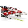 LEGO Star Wars Caza Estelar del Jedi Bob, Maqueta de Nave, Juguete de Construcción para Colección, Minifiguras de Personajes,