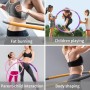 Eono Aro de Hula Hoop para Adultos y niños con Espuma, para Perder Peso, 8 segmentos, extraíble, Adecuado para Fitness/Deportes,