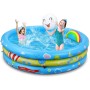 Jojoin Piscina Hinchable, Piscina Inflable Niños, 2 Almohadas Inflables, Material PVC Plástico, Fiesta de Verano en La Piscina