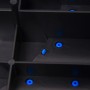 HOMCOM Step de Aeróbic para Fitness Tabla Plataforma Stepper Deporte Gimnasia Altura Regulable 3 Niveles Carga 150kg