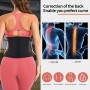 JXCTNNU Faja Reductora Adelgazante Deporte Cintura Entrenador Faja Abdomen Adjustable Faja Lumbar Cinturón Lumbar Reductor