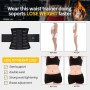 JXCTNNU Faja Reductora Adelgazante Deporte Cintura Entrenador Faja Abdomen Adjustable Faja Lumbar Cinturón Lumbar Reductor