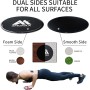 Amonax 2X Core Sliders de Ejercicio 2 Discos de Deslizamiento de Doble Cara Disco Abdominales para Abs Entrenamiento, Hogar,