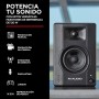 M-Audio BX3 Pair - Par de Monitores de estudio, Altavoces para PC de sobremesa de 120 W para videojuegos, producción musical,