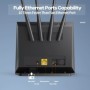 KuWfi-enrutador 4G LTE CAT4 de 300Mbps, módem 4G con tarjeta SIM gratu