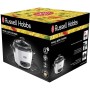 Russell Hobbs Arrocera, 6 raciones, mediana, función mantenimiento del calor, apagado automático, antiadherente, cestillo para