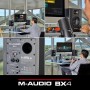 M-Audio BX3 Pair - Par de Monitores de estudio, Altavoces para PC de sobremesa de 120 W para videojuegos, producción musical,