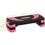 Yaheetech Step de Aeróbic Plataforma Steps Fitness Casa 3 Altura (10,5/15/20 cm) Adjustable Banco Fitness para Ejercio Yoga