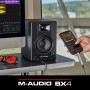 M-Audio BX3 Pair - Par de Monitores de estudio, Altavoces para PC de sobremesa de 120 W para videojuegos, producción musical,
