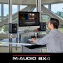 M-Audio BX3 Pair - Par de Monitores de estudio, Altavoces para PC de sobremesa de 120 W para videojuegos, producción musical,