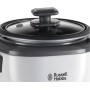 Russell Hobbs Arrocera, 6 raciones, mediana, función mantenimiento del calor, apagado automático, antiadherente, cestillo para