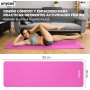 unycos - Esterilla de Deporte, Yoga, Pilates y Fitness | Gruesa (10/15 mm) y Antideslizantecon E-BookCorrea y Bolsa de