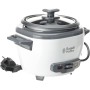 Russell Hobbs Arrocera, 6 raciones, mediana, función mantenimiento del calor, apagado automático, antiadherente, cestillo para