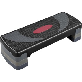 Yaheetech Step de Aeróbic Plataforma Steps Fitness Casa 3 Altura (10,5/15/20 cm) Adjustable Banco Fitness para Ejercio Yoga