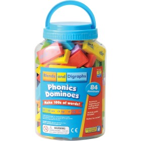 Learning Resources Fichas de dominó phonics con combinaciones de letras y dígrafos