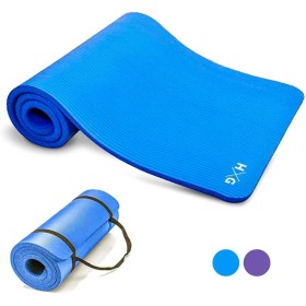 HxG. Esterillas de Yoga Pilates Fitness para gimnasio en casa antideslizante, alfombra suave y cómoda para hacer ejercicio