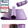 DH FitLife Esterilla de entrenamiento, esterilla deportiva, 183 x 61 x 1 cm, esterilla de gimnasia extra resistente, esterilla