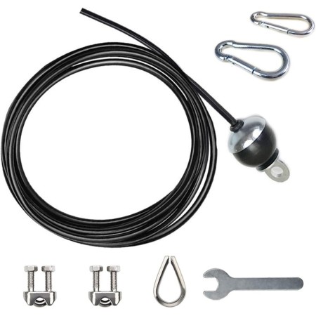 BBYPP Cable De Acero para Fitness, Cuerda Gimnasio Alambre, Cable De Gimnasio, Gimnasio Polea De Fitness Accesorios (Tamaño :