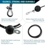 BBYPP Cable De Acero para Fitness, Cuerda Gimnasio Alambre, Cable De Gimnasio, Gimnasio Polea De Fitness Accesorios (Tamaño :