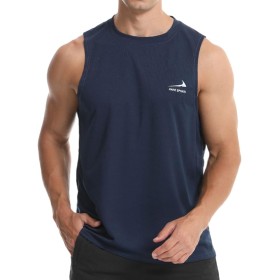 Camiseta sin Mangas para Hombre, para Correr, Gimnasio, Secado rápido, Camiseta Deportiva