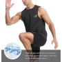 Camiseta sin Mangas para Hombre, para Correr, Gimnasio, Secado rápido, Camiseta Deportiva