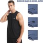 Camiseta sin Mangas para Hombre, para Correr, Gimnasio, Secado rápido, Camiseta Deportiva