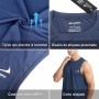 Camiseta sin Mangas para Hombre, para Correr, Gimnasio, Secado rápido, Camiseta Deportiva