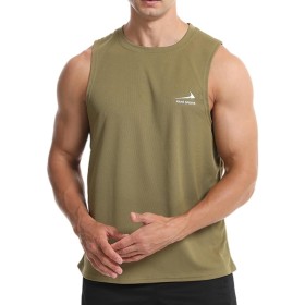 Camiseta sin Mangas para Hombre, para Correr, Gimnasio, Secado rápido, Camiseta Deportiva