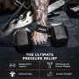 RDX Straps Gym Correas Levantamiento de Pesas, 5MM Neopreno Soporte de Muñeca Acolchado, Muñequeras Lifting Strap, Powerlifting