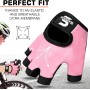 SAWANS Guantes de levantamiento de pesas, guantes de gimnasio para hombres y mujeres, antideslizantes, transpirables, guantes de