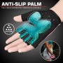 SAWANS Guantes de levantamiento de pesas, guantes de gimnasio para hombres y mujeres, antideslizantes, transpirables, guantes de