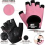 SAWANS Guantes de levantamiento de pesas, guantes de gimnasio para hombres y mujeres, antideslizantes, transpirables, guantes de