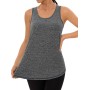 Wayleb Camiseta sin Mangas de Fitness para Mujer Espalda de Malla Chaleco Deportivo para Mujer Deportivo Yoga Tops Camisetas
