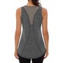 Wayleb Camiseta sin Mangas de Fitness para Mujer Espalda de Malla Chaleco Deportivo para Mujer Deportivo Yoga Tops Camisetas