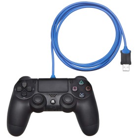 Amazon Basics USB-A a micro USB Cable de carga para mando de PlayStation 4, 1.82 m, Azul