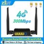 Enrutador WiFi ZBT 4G, módem LTE con ranura para tarjeta SIM, Wi-Fi 3G