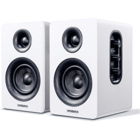 Sanyun SW208 Altavoces de estantería activos Bluetooth 5.0 de 3 "- Unidad de altavoz de fibra de carbono de 60W - DAC integrado